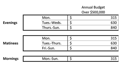 Non-Profit Budget 500+