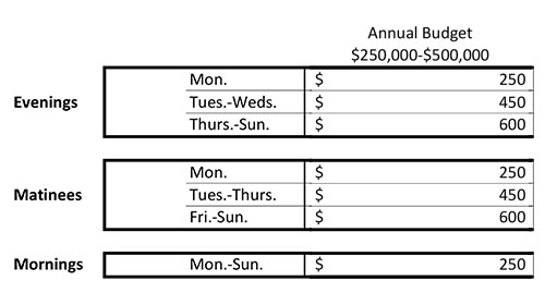 Non-Profit Budget 250-500