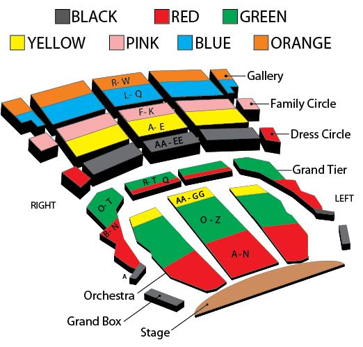 Gershwin Theatre New York Seating Chart