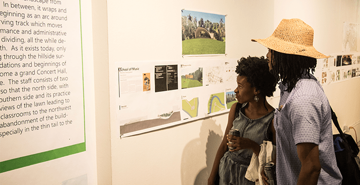 couple at Future Tenant gallery