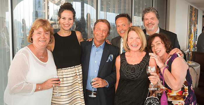Mandy Gonzalez with Cultural Trust Circles members at event
