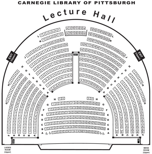 Carnegie Lecture Hall Seating Chart