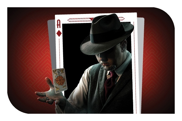 Aiden Sinclair in Fate & Futility: A Show of Magick & Mysteries