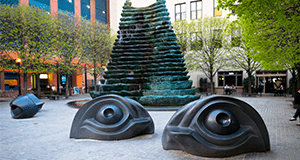 Fountain and Eye Benches