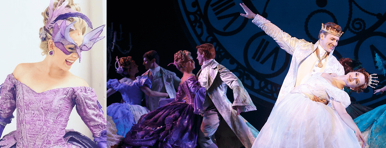 royal ball scene from Rodgers + Hammerstein's Cinderella