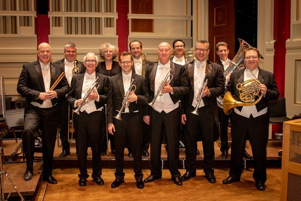 Members of the PSO Brass at the Three Rivers Arts Festival