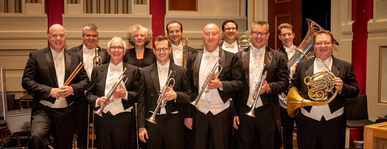 Members of the PSO Brass at the Three Rivers Arts Festival