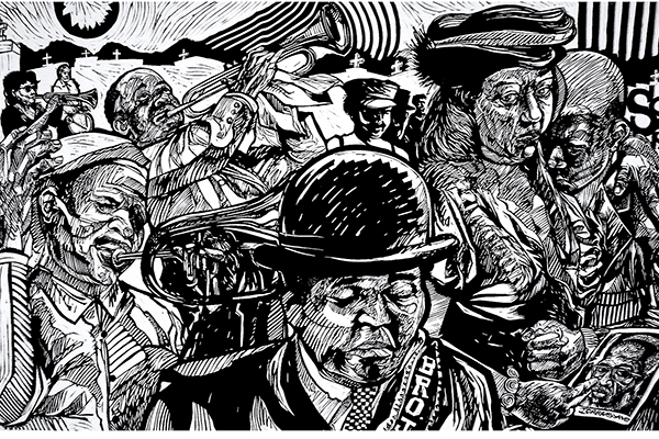 Communal Resurrection, work by Steve Prince