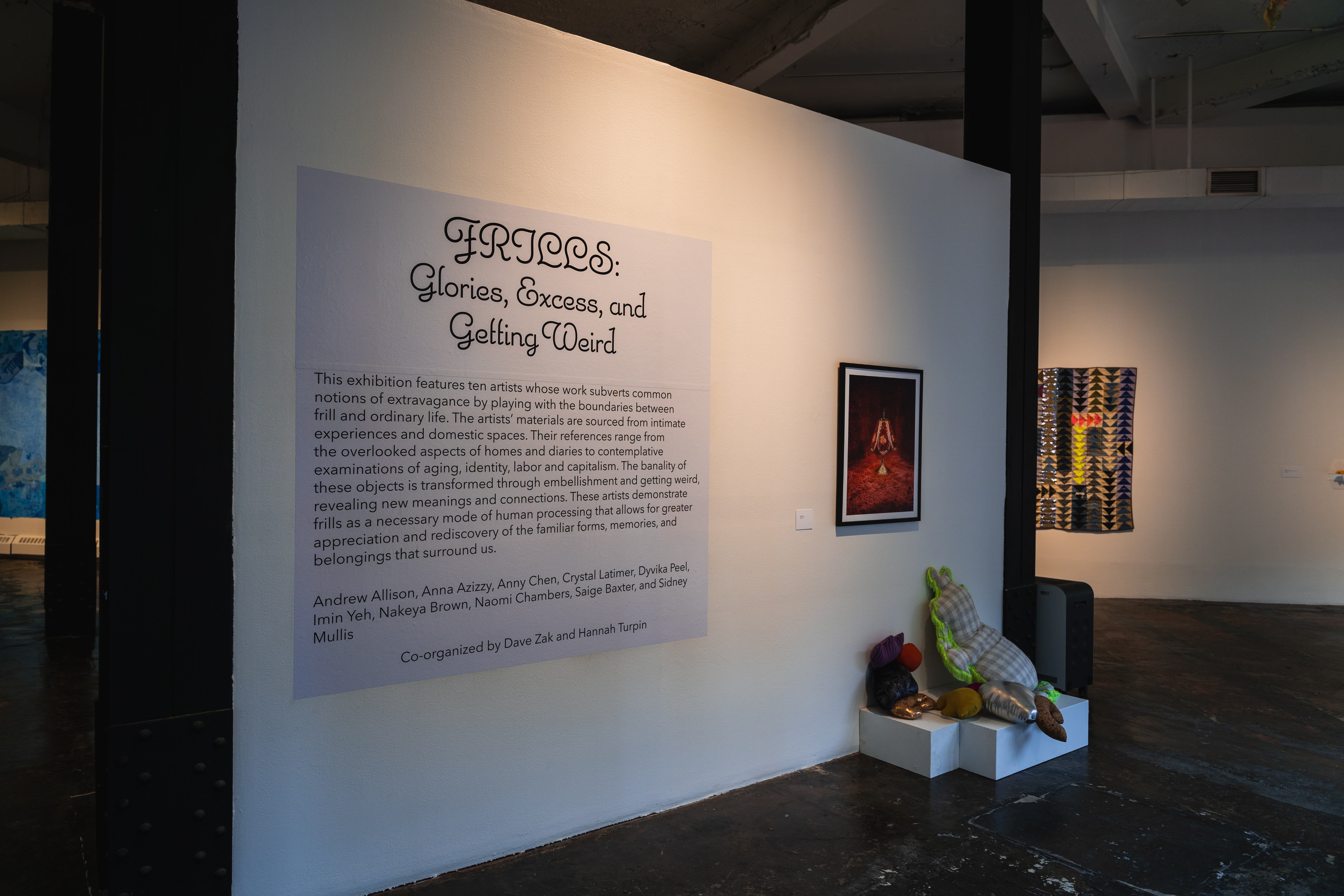 artist statement for frills: glories, excess, and getting wired