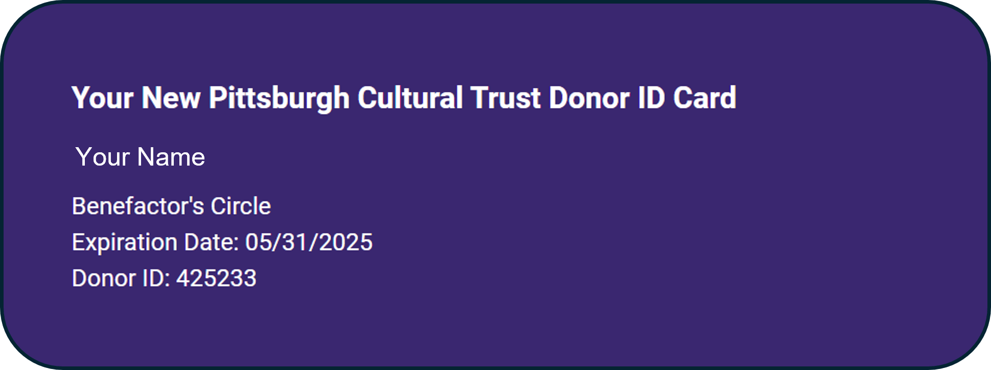 Grand Sphere sample card