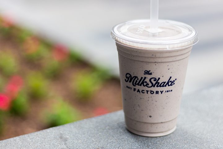 a milkshake from the milkshake factory