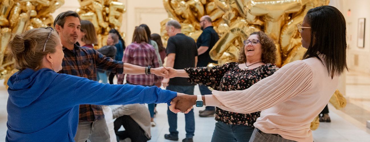 teachers participate in professional development workshop