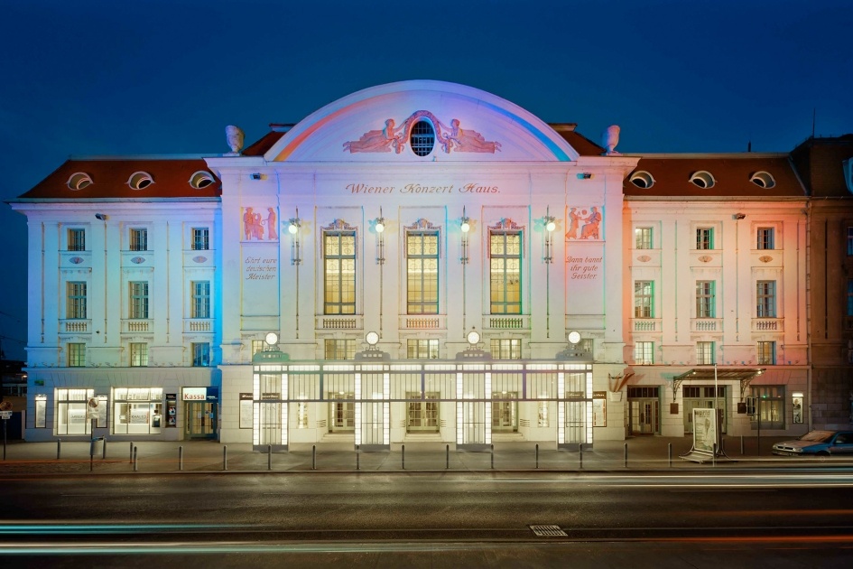 Wiener Konzerthaus interior in Vienna, Austria