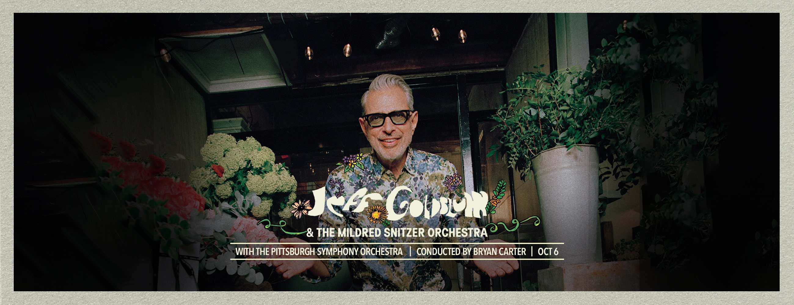Jeff Goldblum with the Pittsburgh Symphony Orchestra