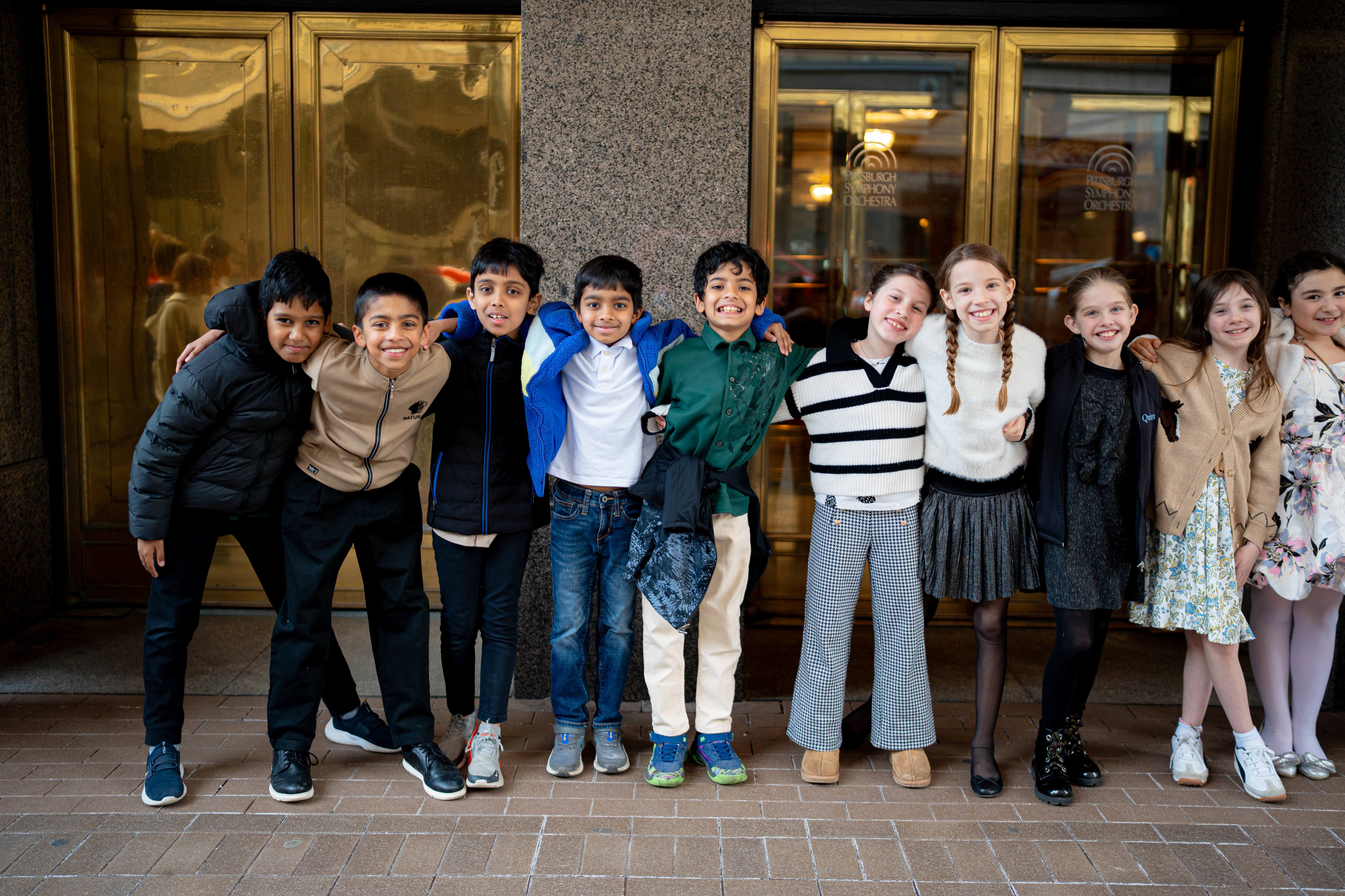 Students in Heinz Hall for a Schooltime concert