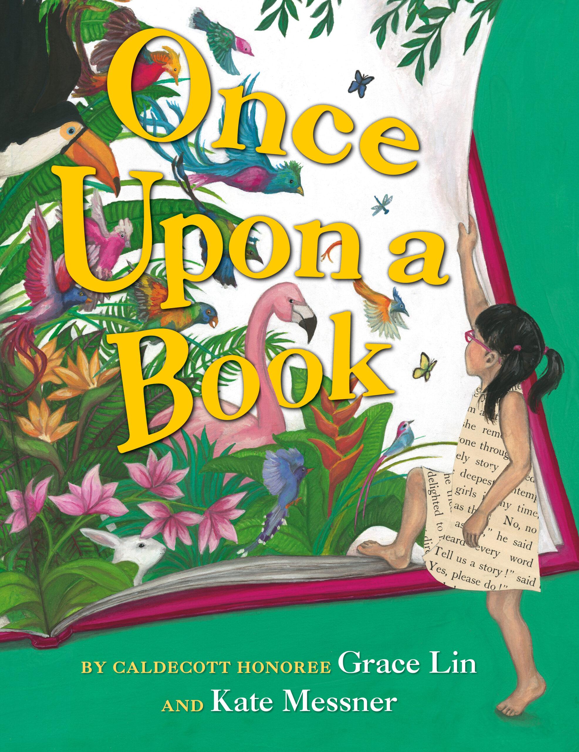 Once Upon a Book book cover by Grace Lin and Kate Messner