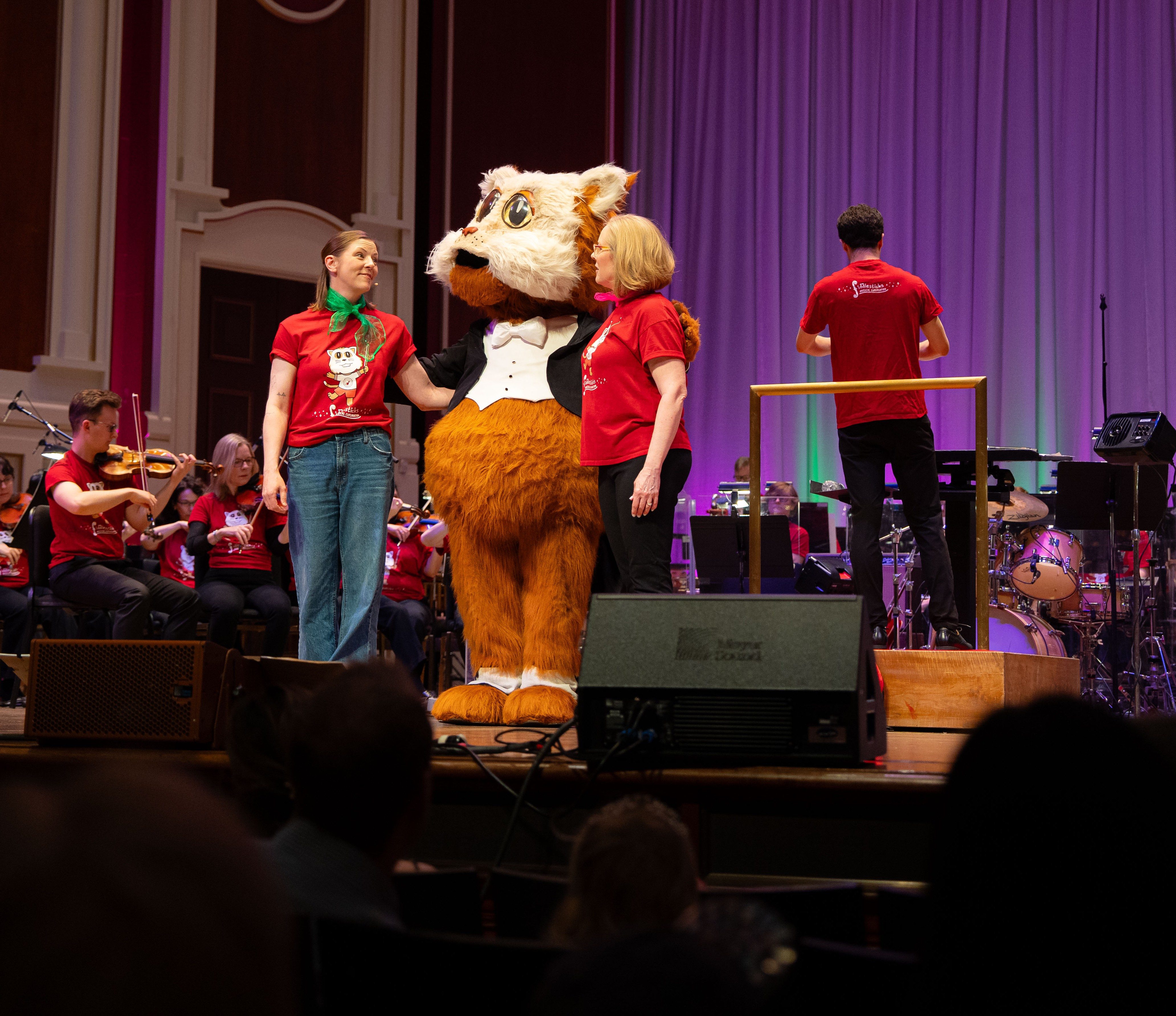 Fiddlesticks with vocalist Corrie Stallings and the orchestra
