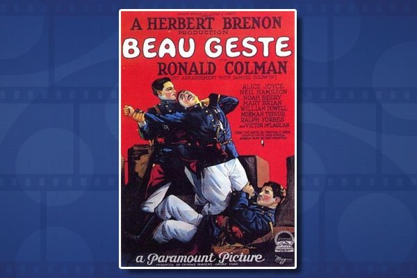 Pittsburgh Silent Film Festival: Beau Geste (1926)