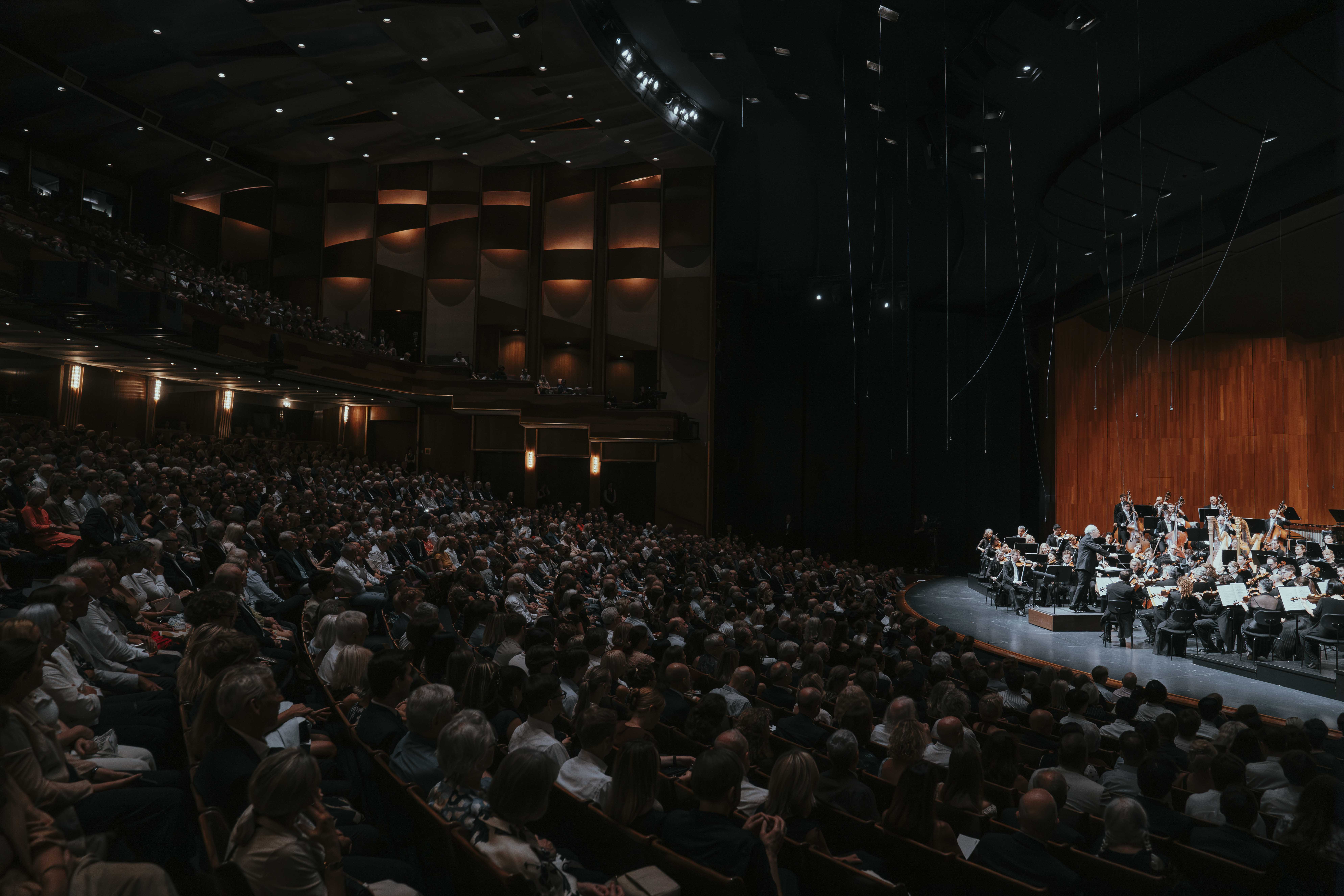 Pittsburgh Symphony musicians performing for an audience