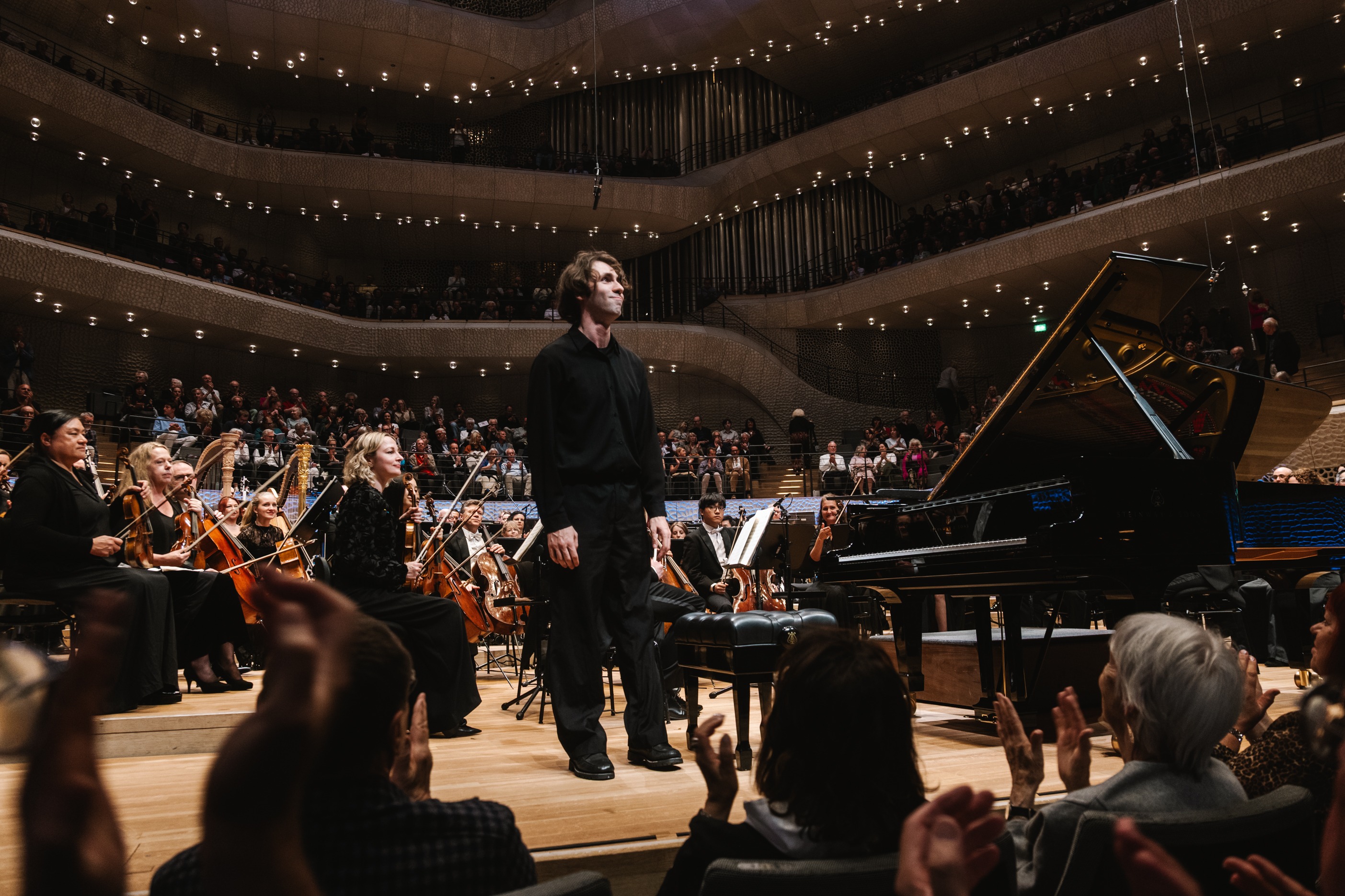 Pittsburgh Symphony Orchestra performing at Hamburg's Elbphilharmonie