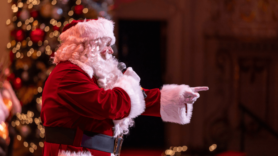Holiday decor at Heinz Hall