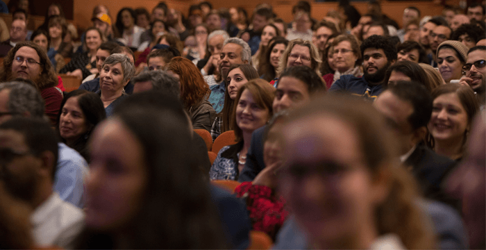 crowd shot at last year's humanities festival
