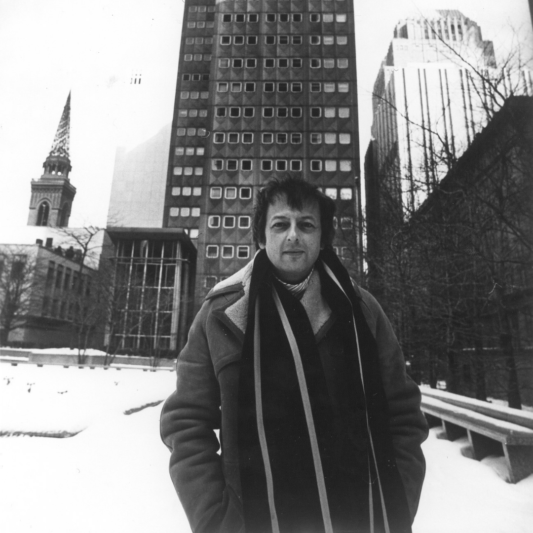 André Previn in downtown Pittsburgh