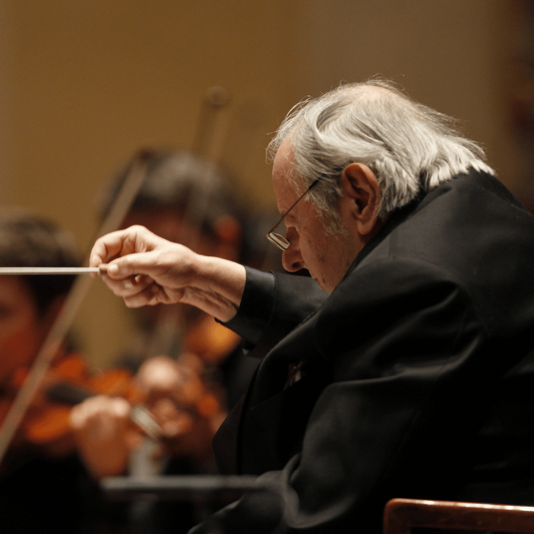 André Previn conducting