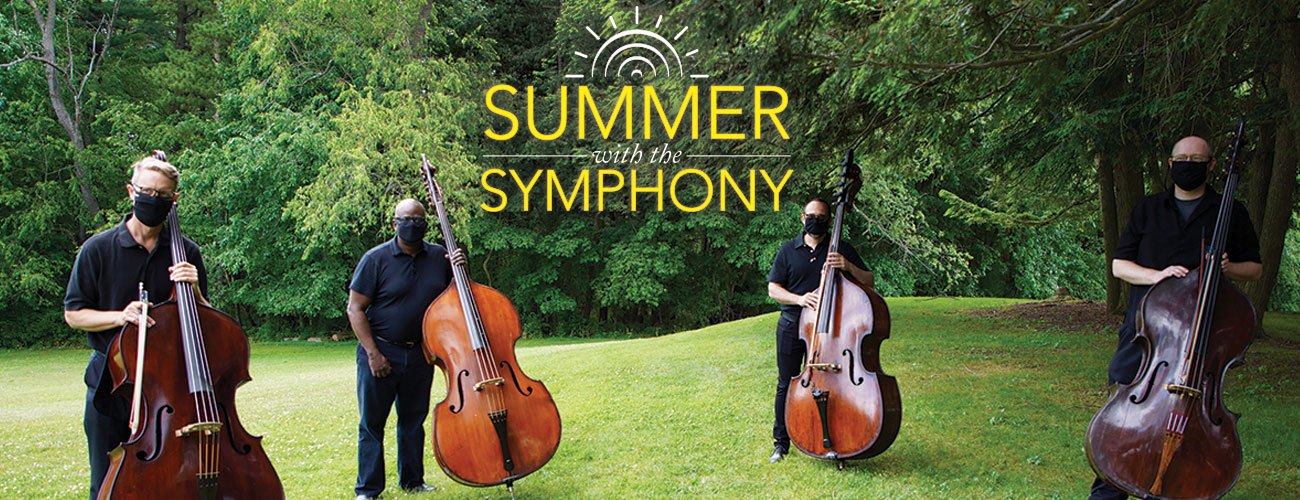 Summer with the Symphony Four Musicians with Masks