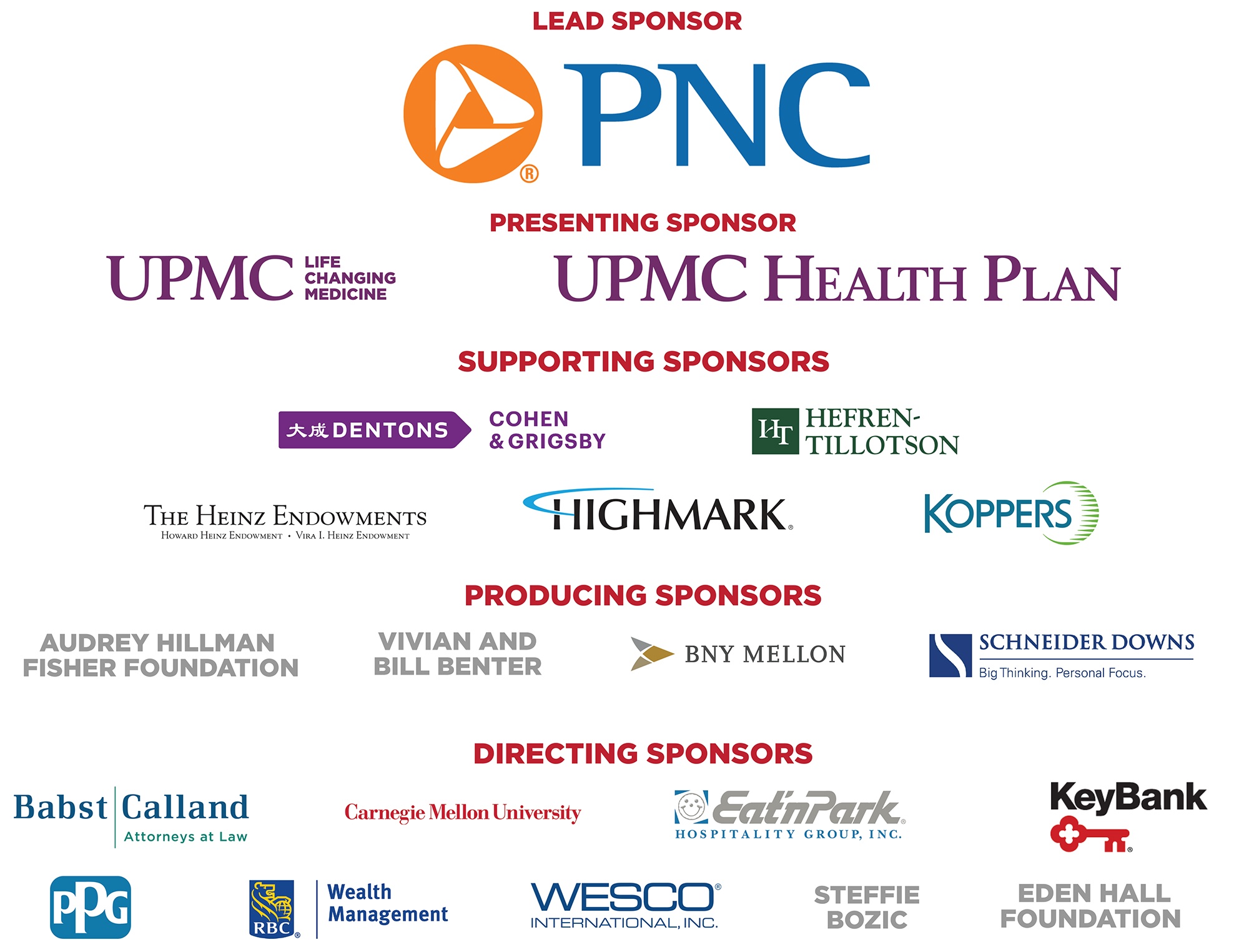 gala sponsors