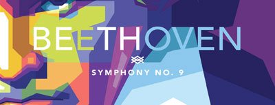 Abstract image of Beethoven
