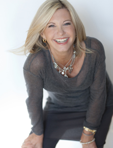 Olivia Newton-John with the PSO